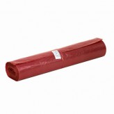 Worki LDPE 120 L/25 szt./rolka (czerwone)