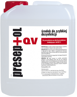 Preseptol QV 5 L - preparat do szybkiej dezynfekcji powierzchni