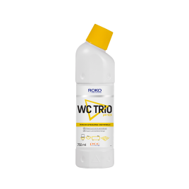 Roko WC Trio 750 ml - Płyn do dezynfekcji i wybielania toalet