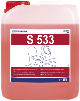 S 533 Profibasic Lakma 5L - Środek do gruntownego czyszczenia WC